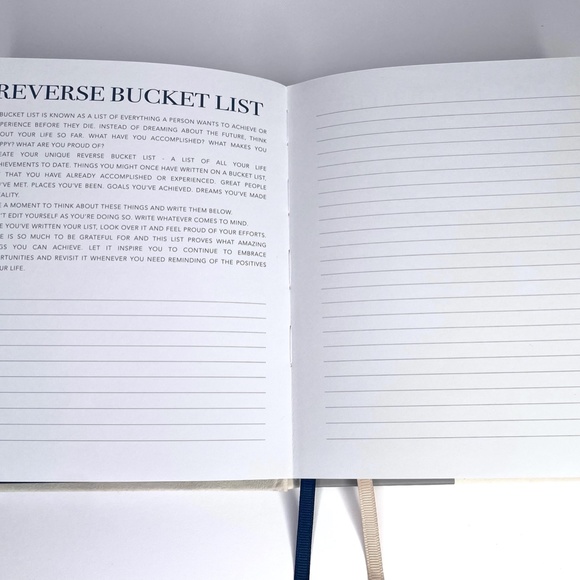 Gratitude Journal, 160 Pages, Quality Hardcover, White/Gold - Picture 12 of 12